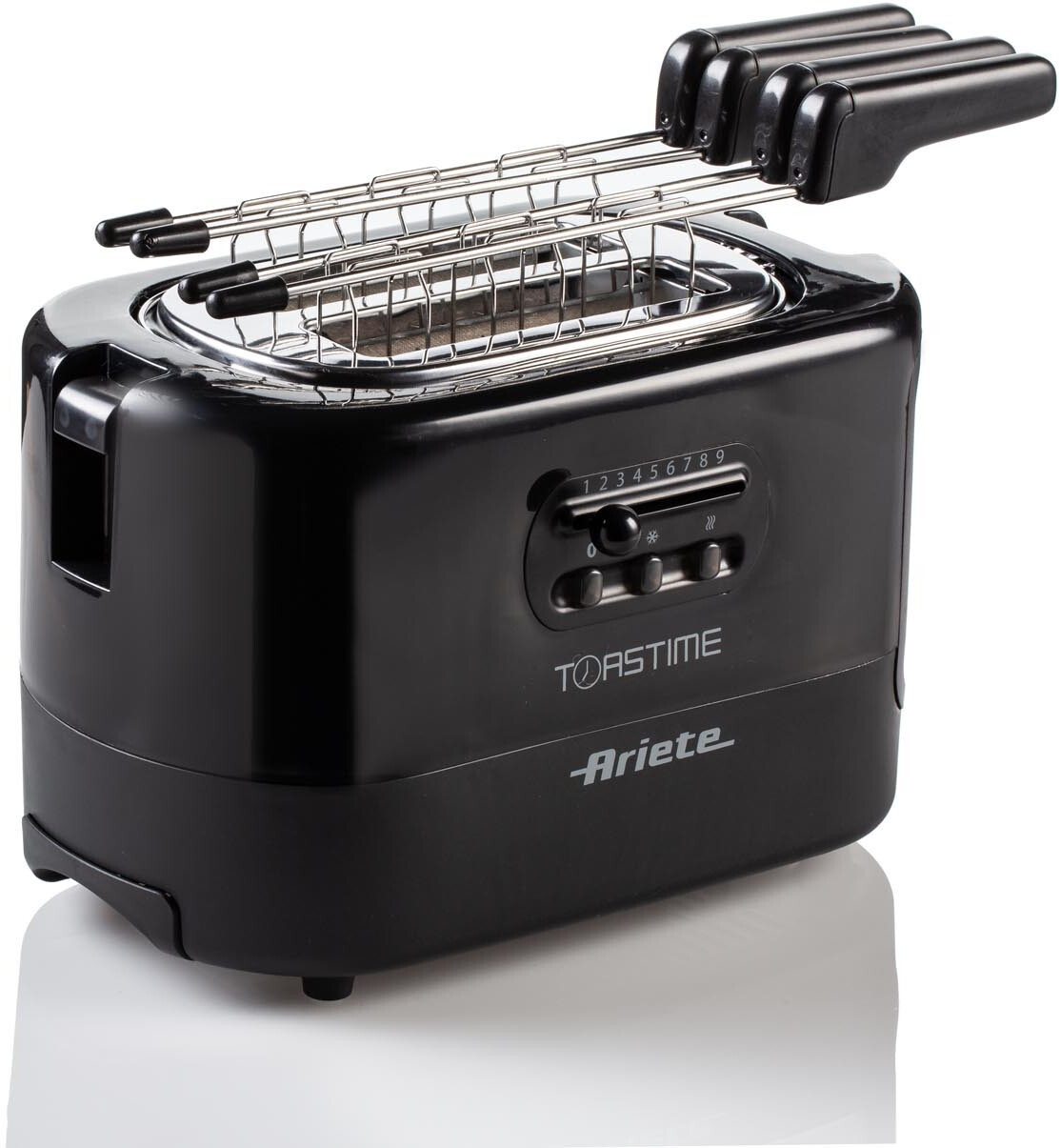 توستر آریته ایتالیا ARIETE Toastime 159 - دو شیار - مشکی